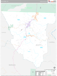 Scott Wall Map Premium Style