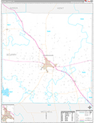 Scurry Wall Map Premium Style