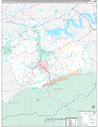 Sevier Wall Map Premium Style