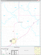 Seward Wall Map Premium Style