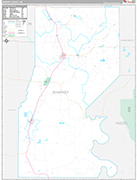 Sharkey Wall Map Premium Style