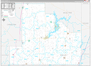 Shelby Wall Map Premium Style