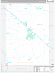 Shelby Wall Map Premium Style