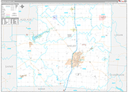 Shelby Wall Map Premium Style