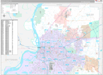 Shelby Wall Map Premium Style