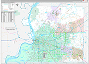 Shelby Wall Map Premium Style