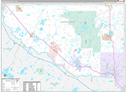 Sherburne Wall Map Premium Style