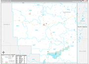 Sheridan Wall Map Premium Style