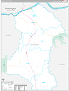 Sherman Wall Map Premium Style