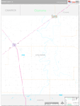 Sherman Wall Map Premium Style