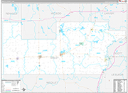 Sibley Wall Map Premium Style