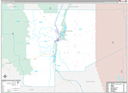 Sierra Wall Map Premium Style