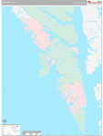 Sitka Wall Map Premium Style