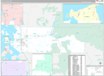 Skagit Wall Map Premium Style