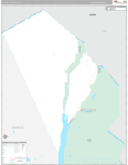 Skagway Wall Map Premium Style