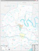 Smith Wall Map Premium Style