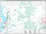 Snohomish Wall Map Premium Style