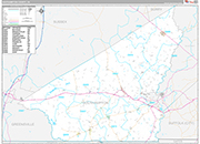 Southampton Wall Map Premium Style