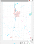 Steele Wall Map Premium Style