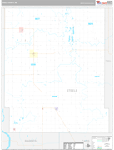 Steele Wall Map Premium Style