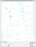 Steele Wall Map Premium Style