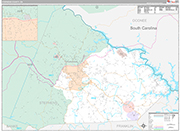Stephens Wall Map Premium Style