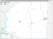 Stewart Wall Map Premium Style