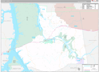 Stewart Wall Map Premium Style