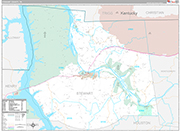 Stewart Wall Map Premium Style