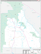 Sublette Wall Map Premium Style