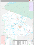 Sullivan Wall Map Premium Style