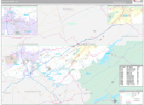 Sullivan Wall Map Premium Style