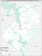 Summers Wall Map Premium Style