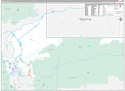 Summit Wall Map Premium Style