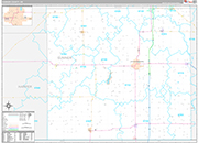 Sumner Wall Map Premium Style