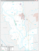 Sutter Wall Map Premium Style