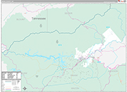 Swain Wall Map Premium Style