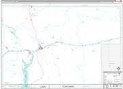 Sweetwater Wall Map Premium Style