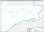 Switzerland Wall Map Premium Style