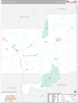 Tallahatchie Wall Map Premium Style