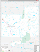 Tallahatchie Wall Map Premium Style