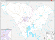 Taylor Wall Map Premium Style