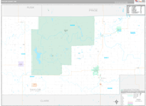 Taylor Wall Map Premium Style