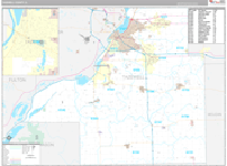 Tazewell Wall Map Premium Style