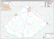 Telfair Wall Map Premium Style