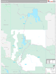 Teton Wall Map Premium Style