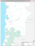 Tillamook Wall Map Premium Style