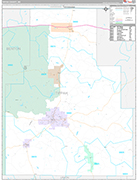 Tippah Wall Map Premium Style