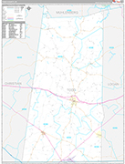 Todd Wall Map Premium Style