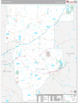 Tolland Wall Map Premium Style